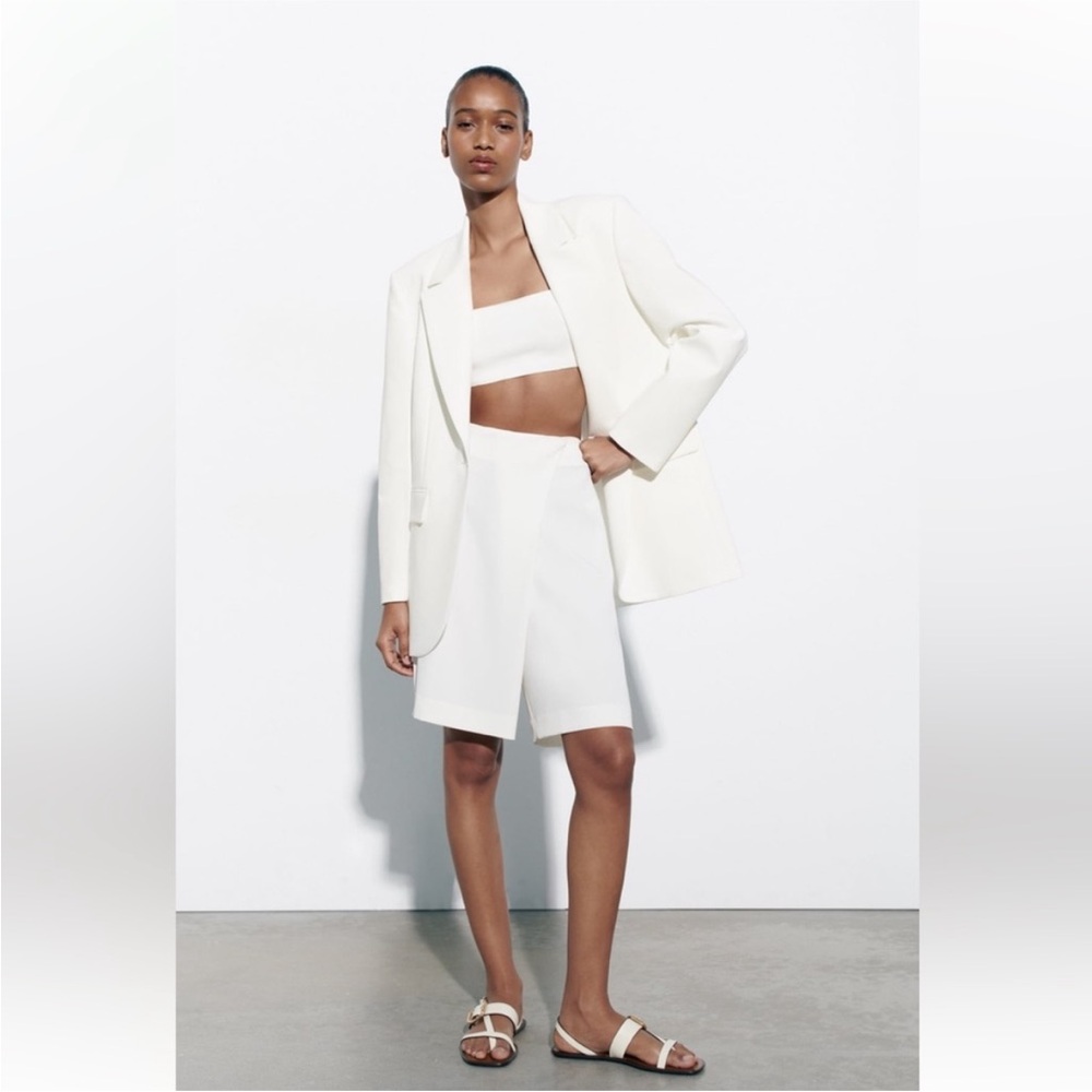 Zara LONG PAREO SHORTS
